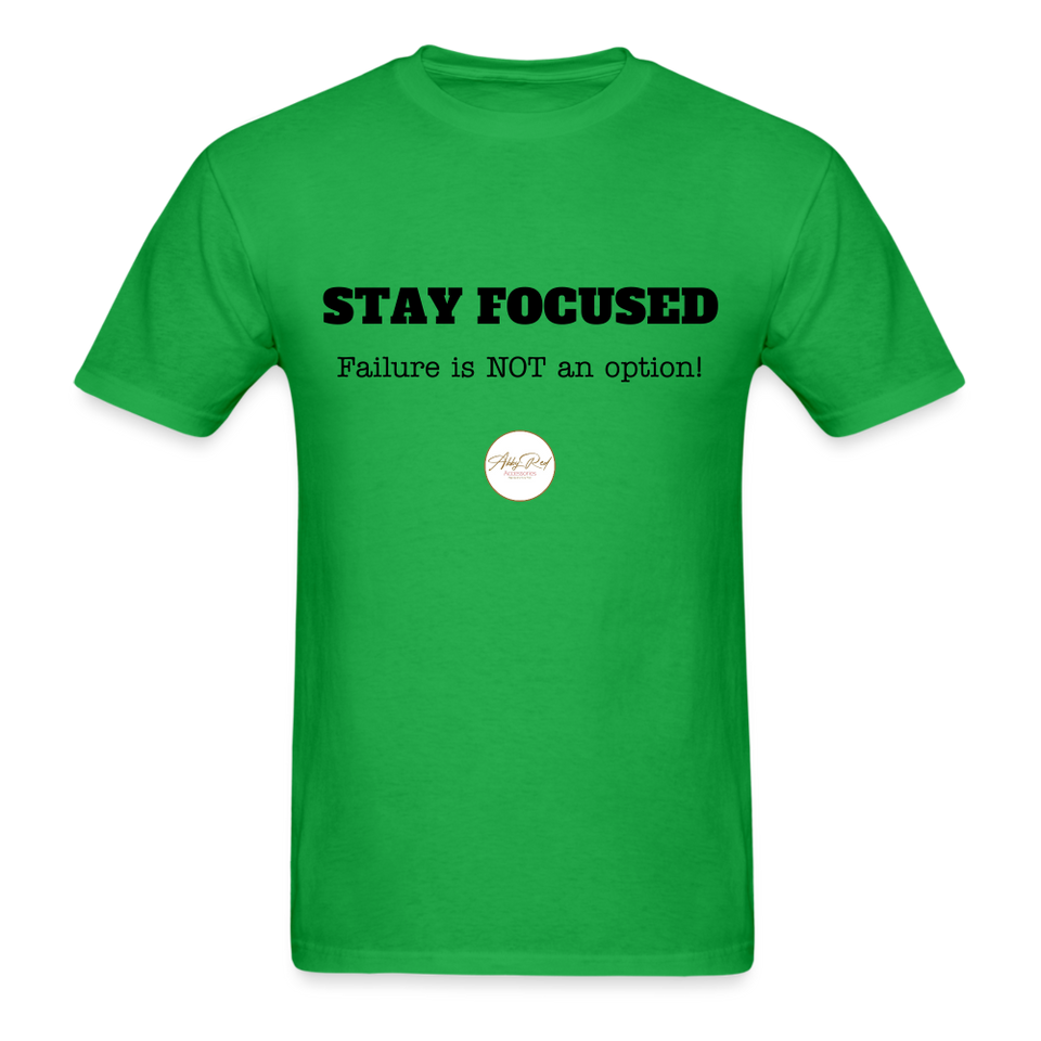 Stay Focused Unisex T-Shirt - bright green