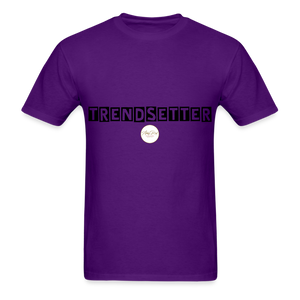 TRENDSETTER Black Classic T-Shirt - purple