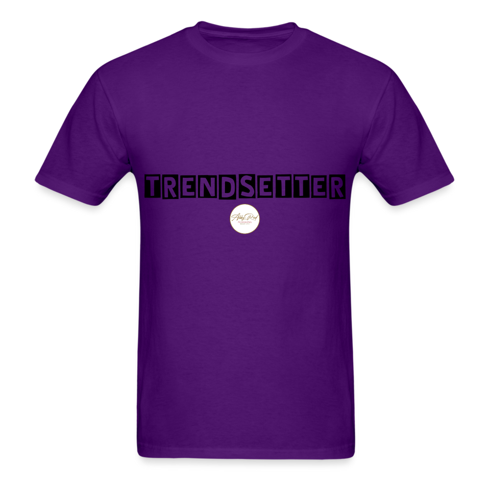 TRENDSETTER Black Classic T-Shirt - purple