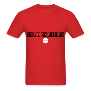 TRENDSETTER Black Classic T-Shirt - red