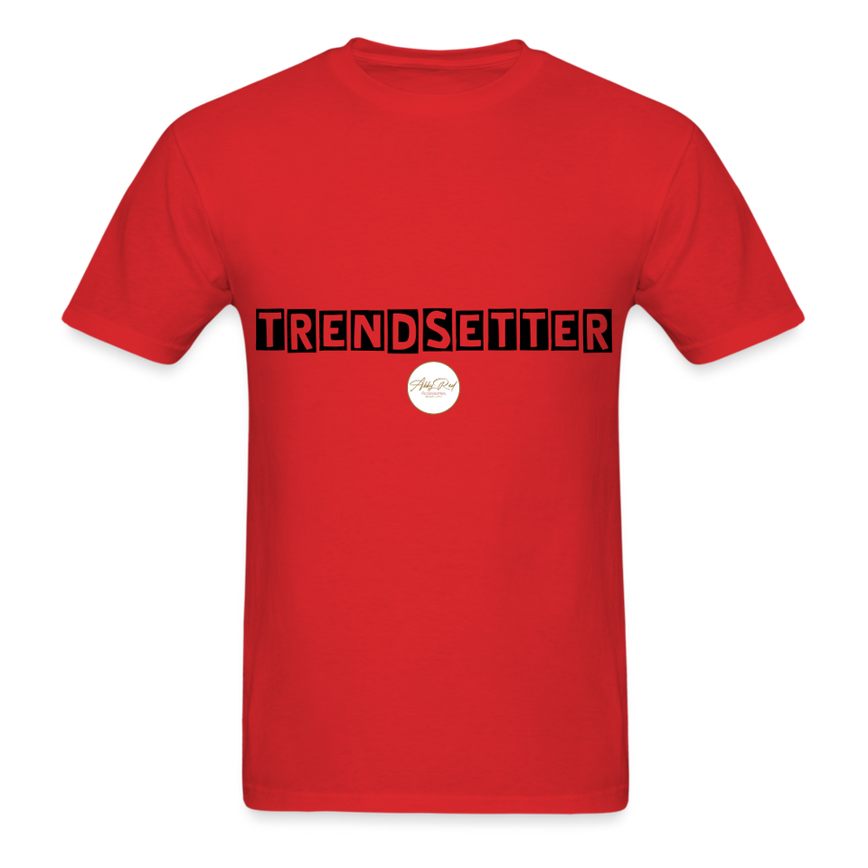 TRENDSETTER Black Classic T-Shirt - red