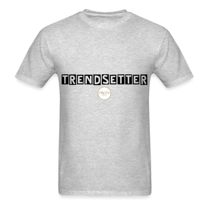 TRENDSETTER Black Classic T-Shirt - heather gray