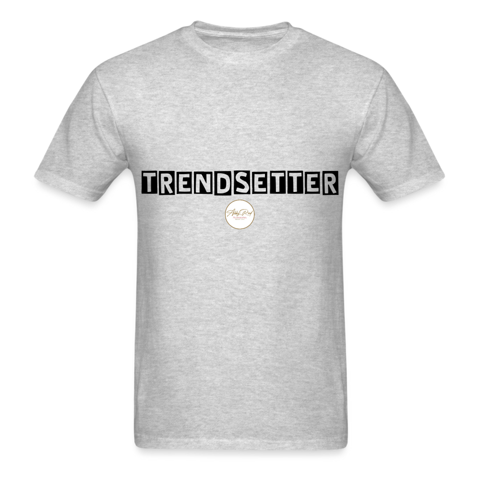 TRENDSETTER Black Classic T-Shirt - heather gray