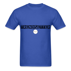 TRENDSETTER Black Classic T-Shirt - royal blue