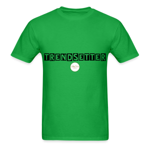 TRENDSETTER Black Classic T-Shirt - bright green