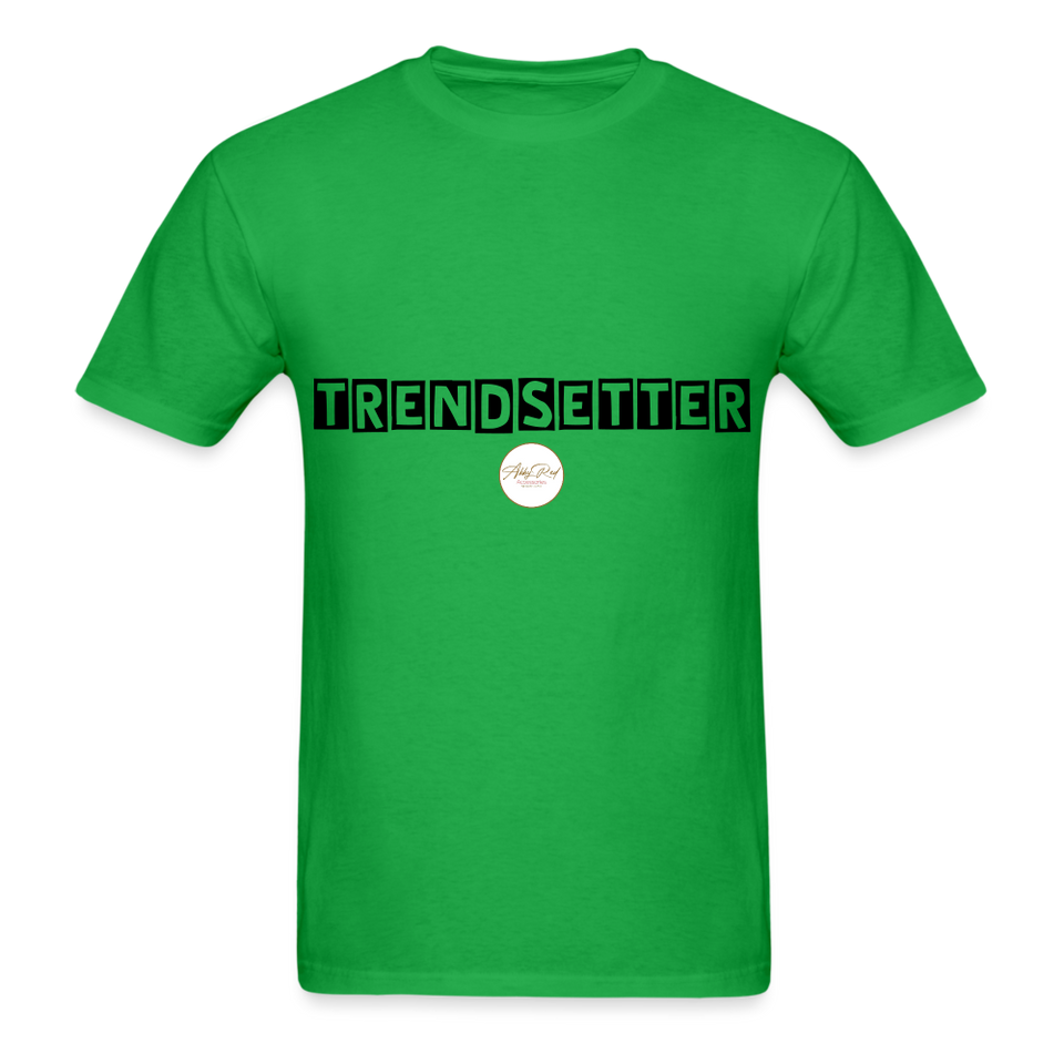 TRENDSETTER Black Classic T-Shirt - bright green