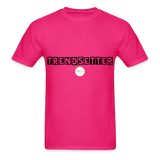 TRENDSETTER Black Classic T-Shirt - fuchsia