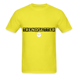 TRENDSETTER Black Classic T-Shirt - yellow