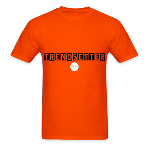 TRENDSETTER Black Classic T-Shirt - orange