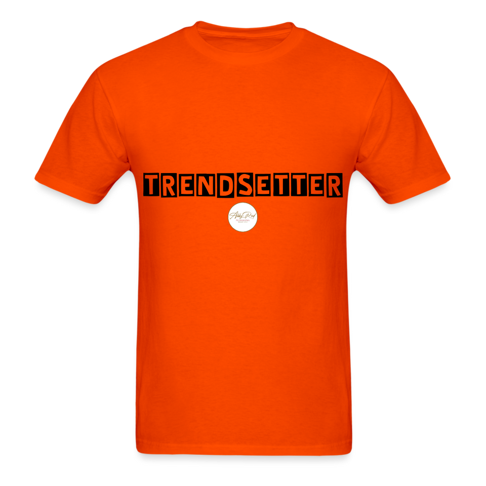 TRENDSETTER Black Classic T-Shirt - orange