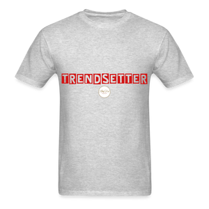 TRENDSETTER Red Classic T-Shirt - heather gray