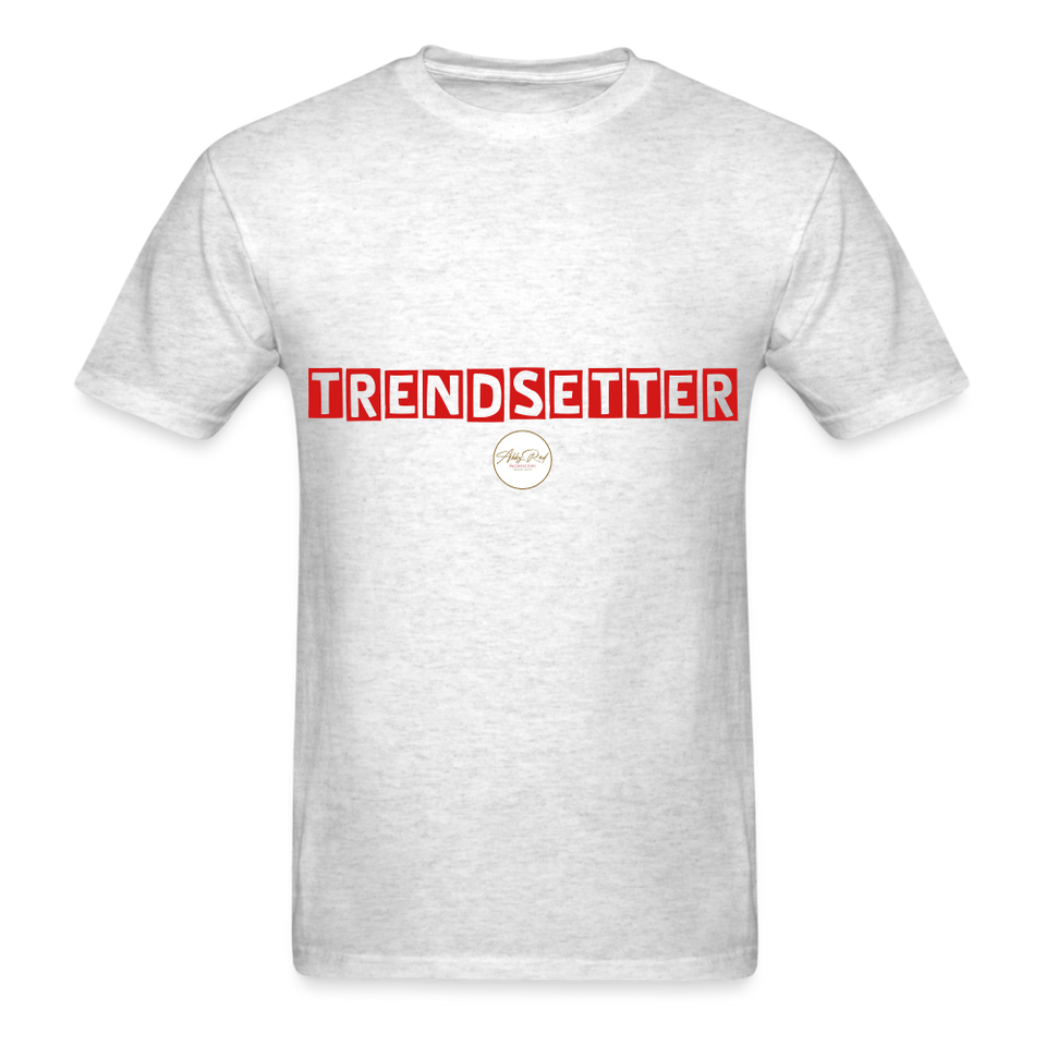 TRENDSETTER Red Classic T-Shirt - light heather gray