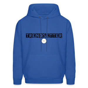 Trendsetter Black Letter Hoodie - royal blue