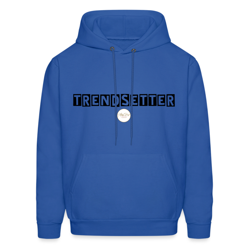 Trendsetter Black Letter Hoodie - royal blue