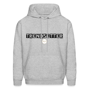 Trendsetter Black Letter Hoodie - heather gray