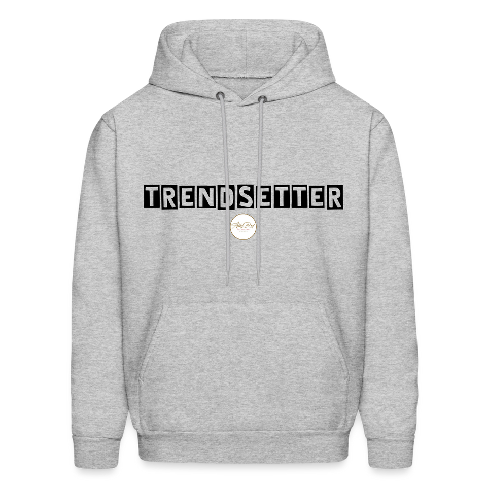 Trendsetter Black Letter Hoodie - heather gray