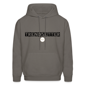 Trendsetter Black Letter Hoodie - asphalt gray