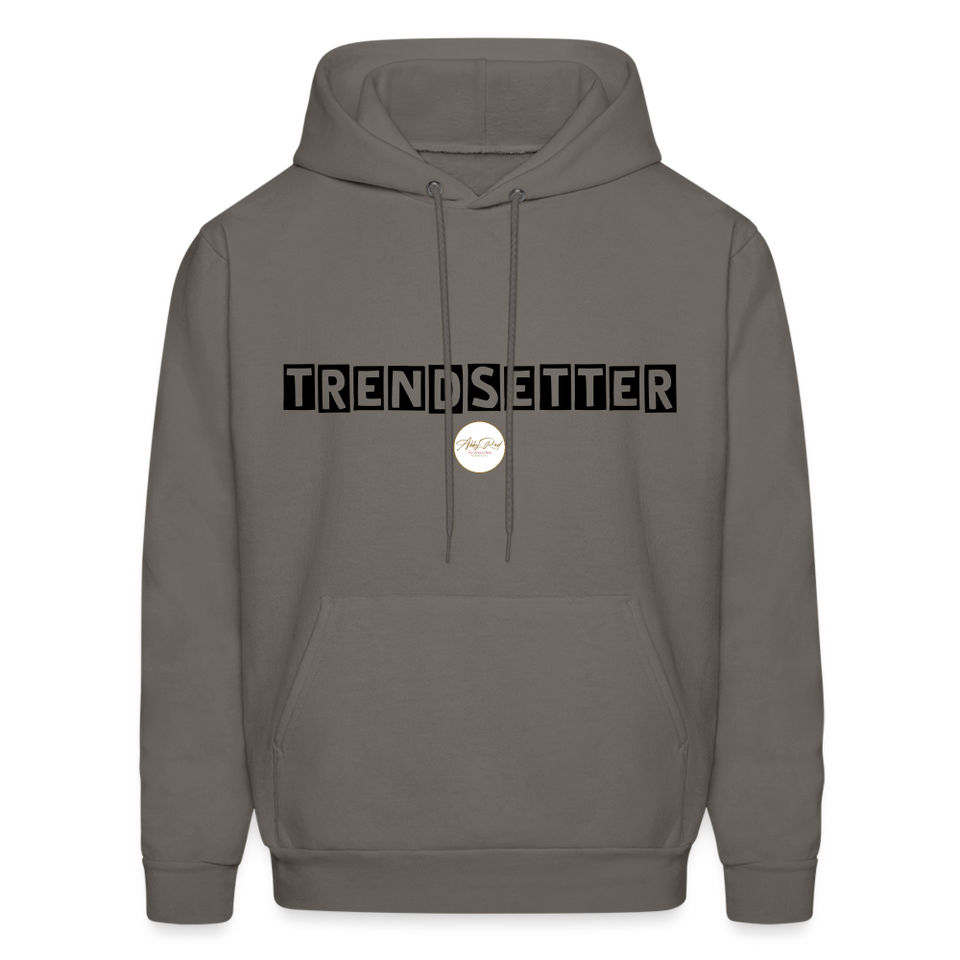 Trendsetter Black Letter Hoodie - asphalt gray