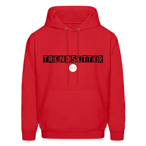 Trendsetter Black Letter Hoodie - red