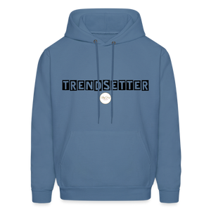 Trendsetter Black Letter Hoodie - denim blue