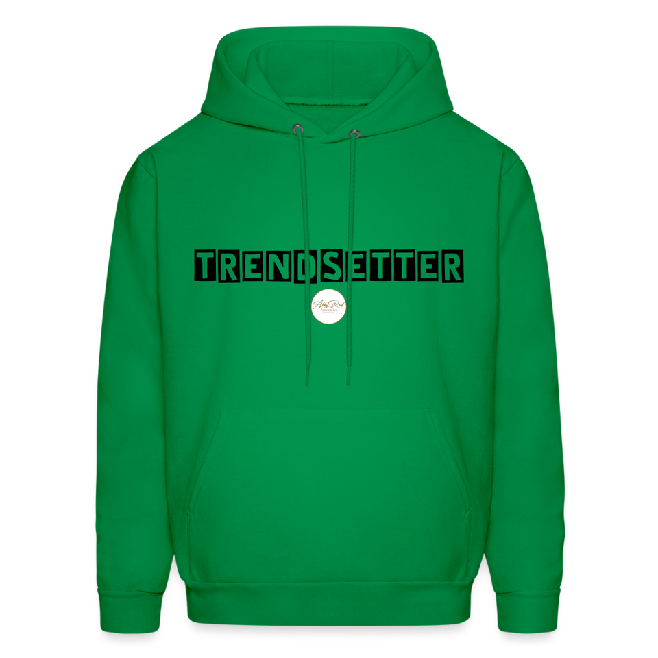 Trendsetter Black Letter Hoodie - kelly green